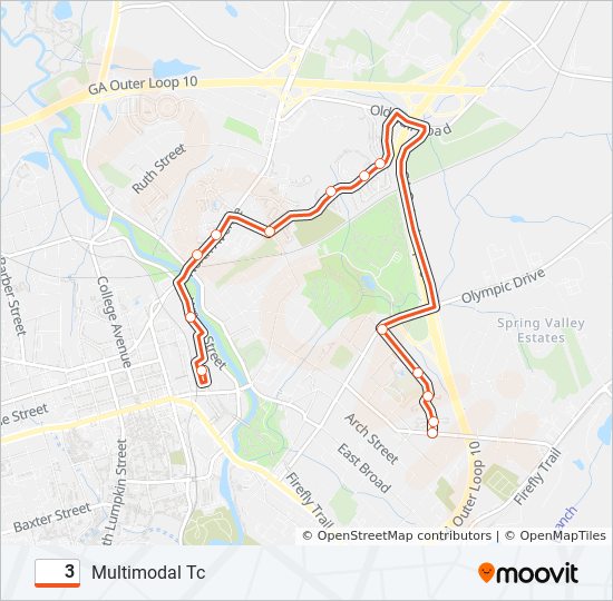 3 Route: Schedules, Stops & Maps - Multimodal Tc (Updated)