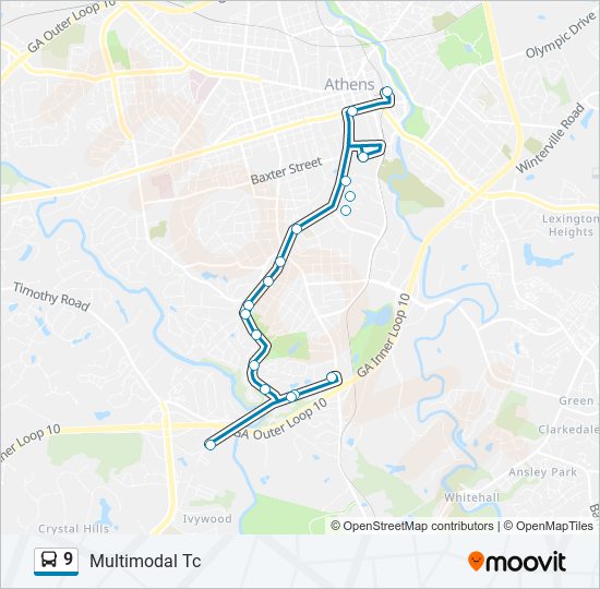 9 Route: Schedules, Stops & Maps - Multimodal Tc (Updated)