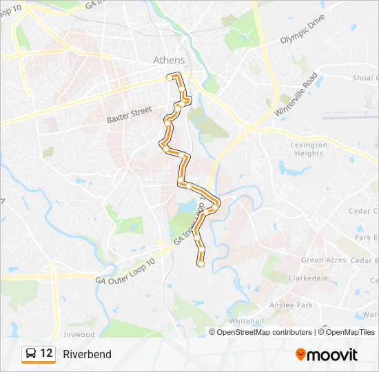 12 Bus Line Map