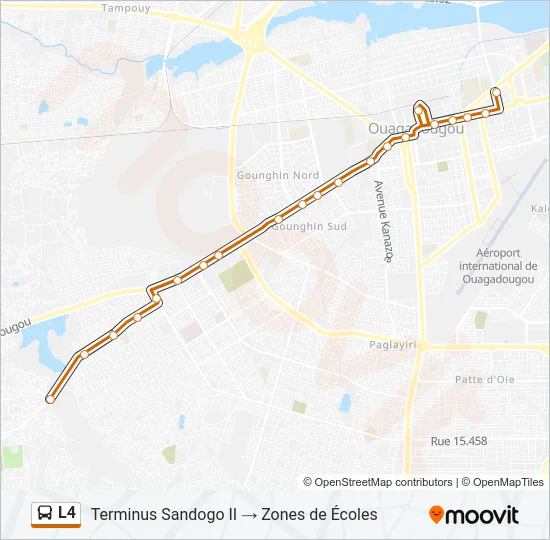 L4 Bus Line Map