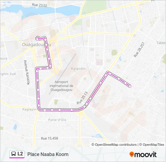 L2 Bus Line Map