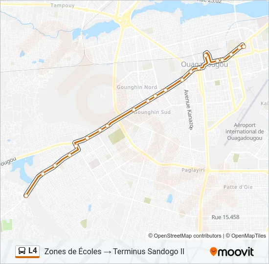 L4 Bus Line Map