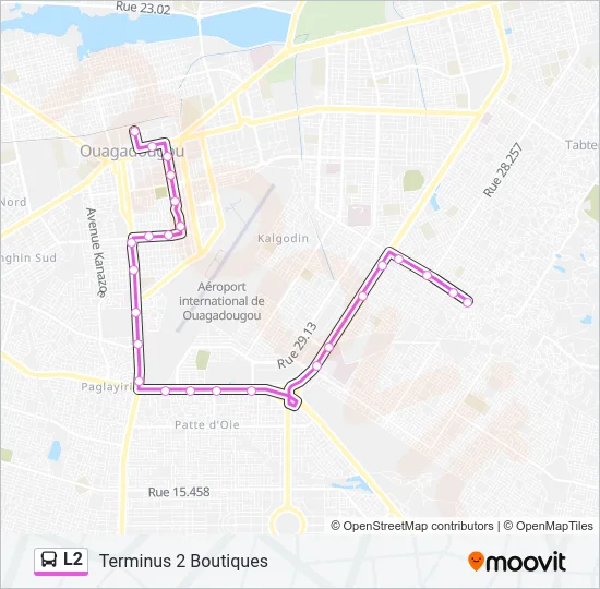 L2 Bus Line Map