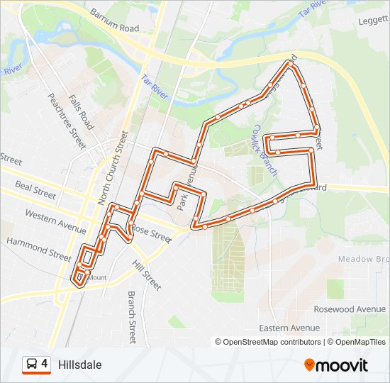 4 bus Line Map