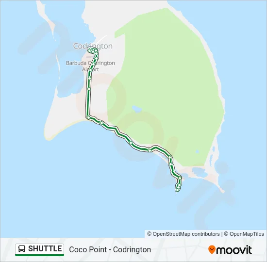 SHUTTLE Bus Line Map