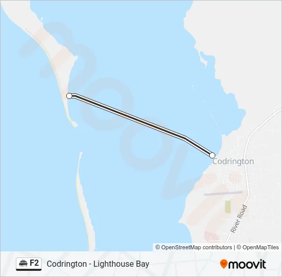 F2 Ferry Line Map