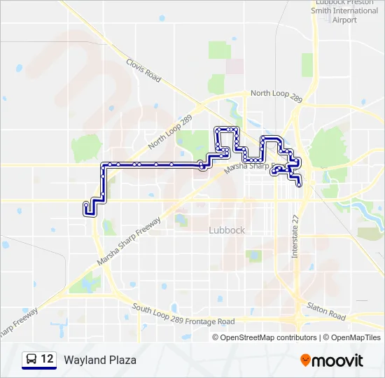 12 Bus Line Map