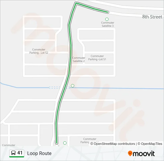 41 Bus Line Map
