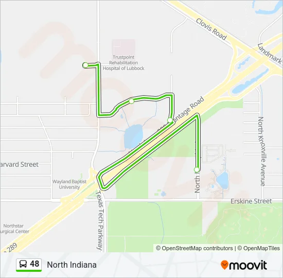 48 Bus Line Map