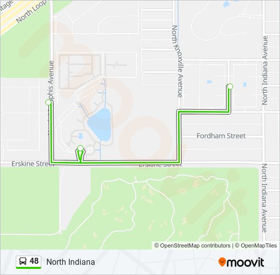 48 bus Line Map