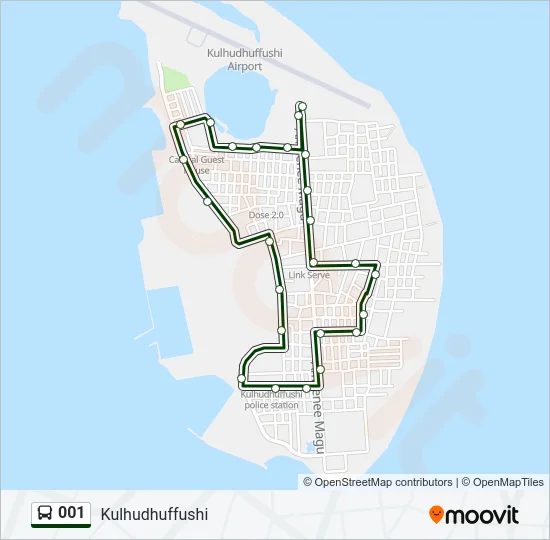 001 Bus Line Map
