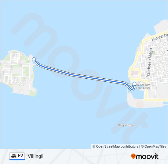 F2 Ferry Line Map