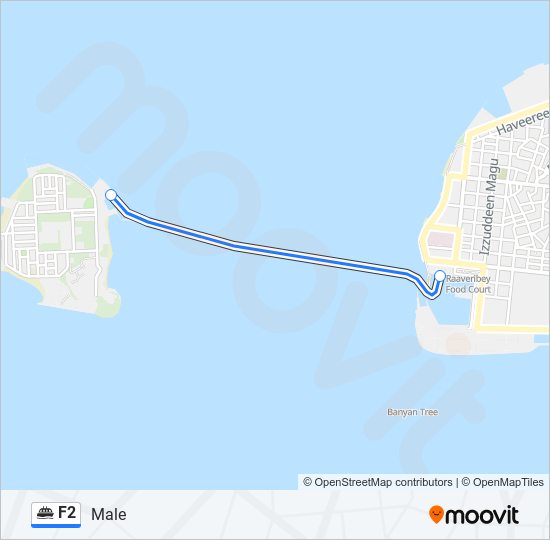 F2 Ferry Line Map