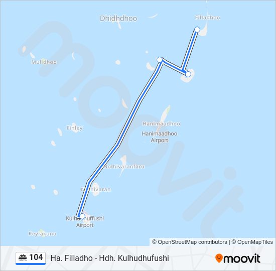 104 Ferry Line Map