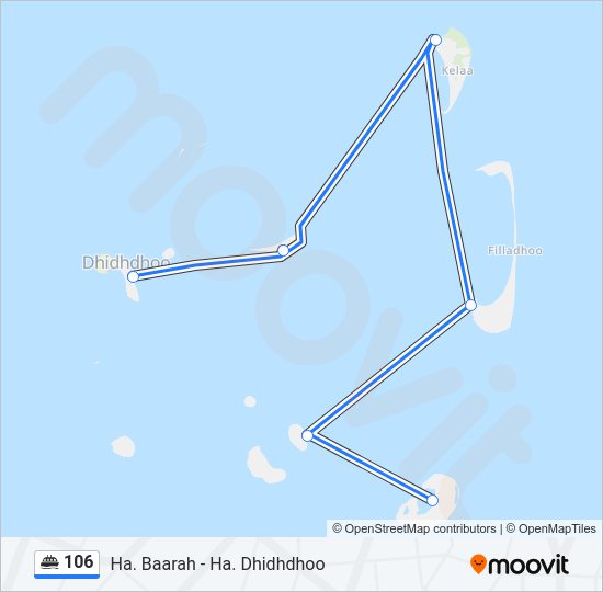 106 ferry Line Map