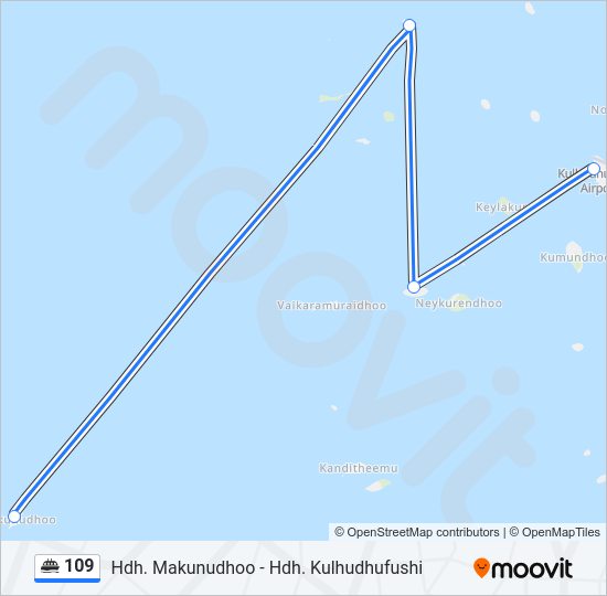 109 ferry Line Map