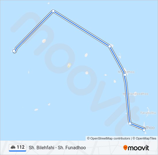 112 Ferry Line Map