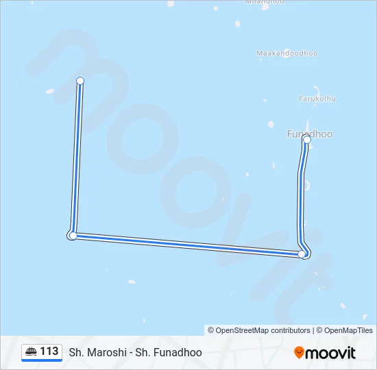 113 Ferry Line Map