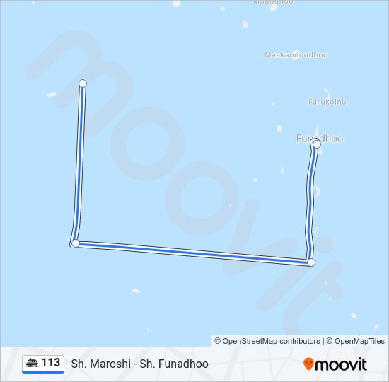 113 Ferry Line Map