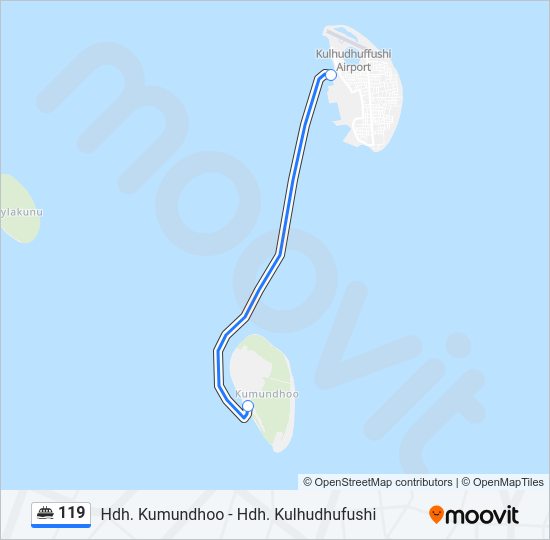 119 ferry Line Map