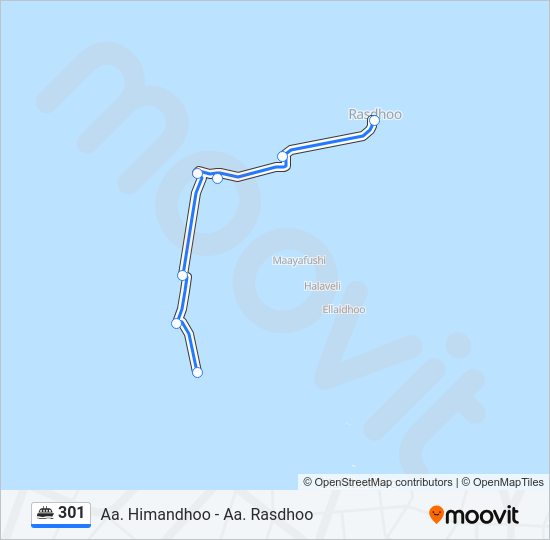 301 Ferry Line Map