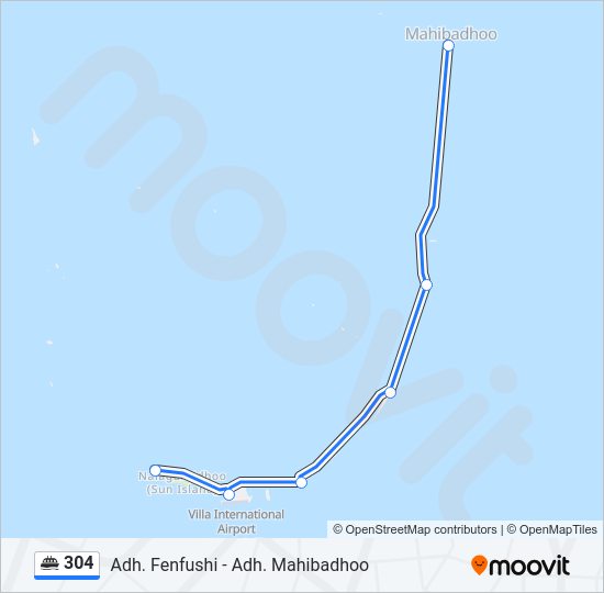 304 ferry Line Map