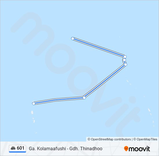 601 ferry Line Map