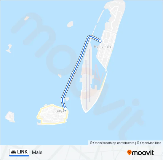 LINK Ferry Line Map