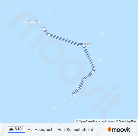 S101 Ferry Line Map