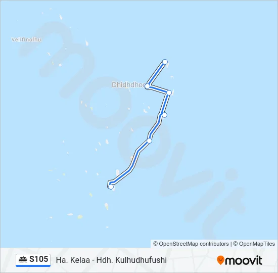 S105 Ferry Line Map