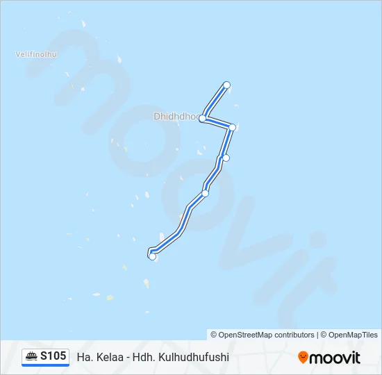 S105 Ferry Line Map