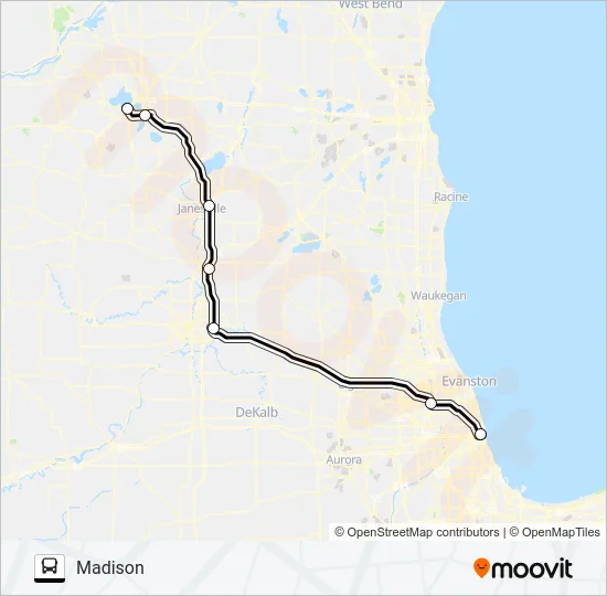 VAN GALDER Bus Line Map