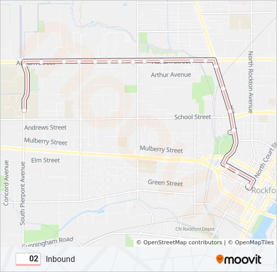 Mapa de 02 de autobús