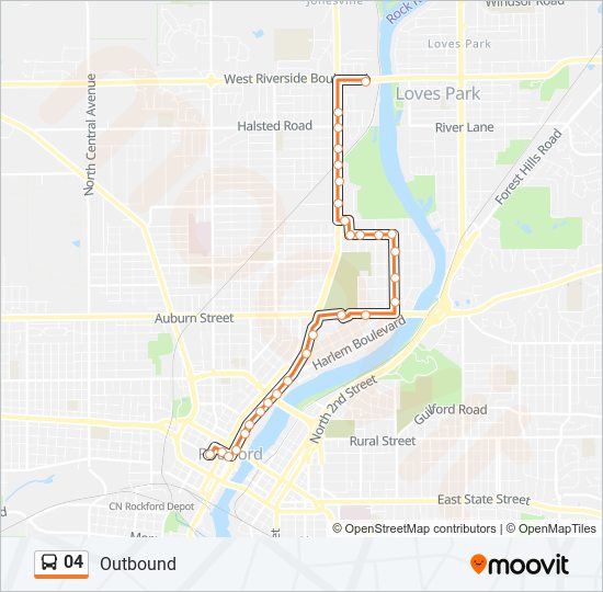 04 bus Line Map