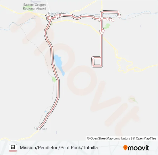 ROCKET-TRIPPER Bus Line Map