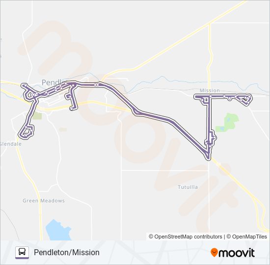 Mapa de MISSION METRO de autobús