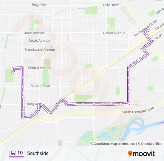 10 Bus Line Map