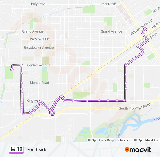 10 Bus Line Map