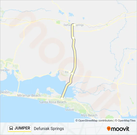 JUMPER Bus Line Map