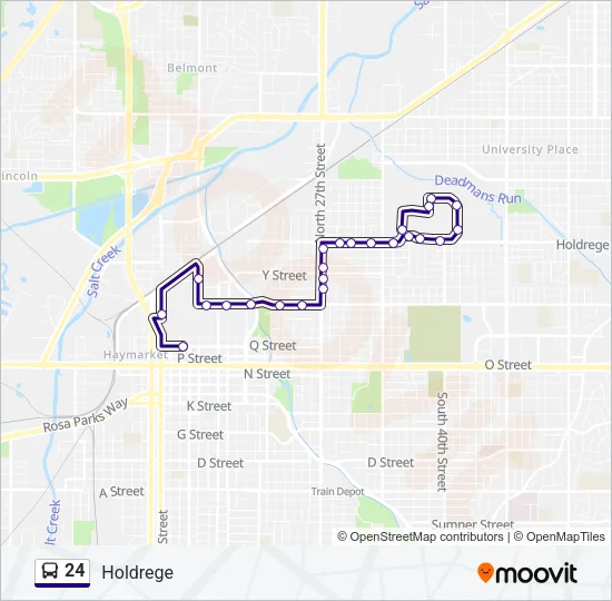 24 Bus Line Map