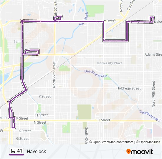 41 Route: Schedules, Stops & Maps - Havelock (Updated)