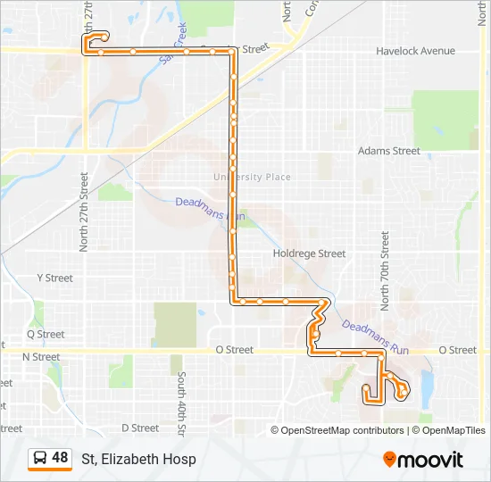 48 Bus Line Map