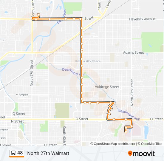 48 bus Line Map