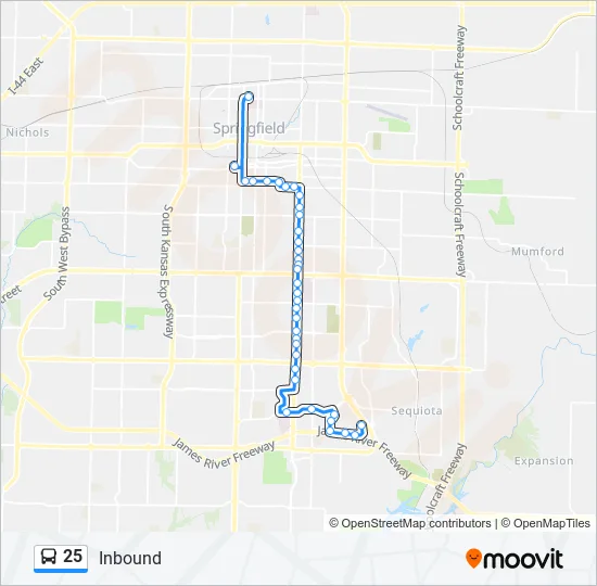 25  Line Map