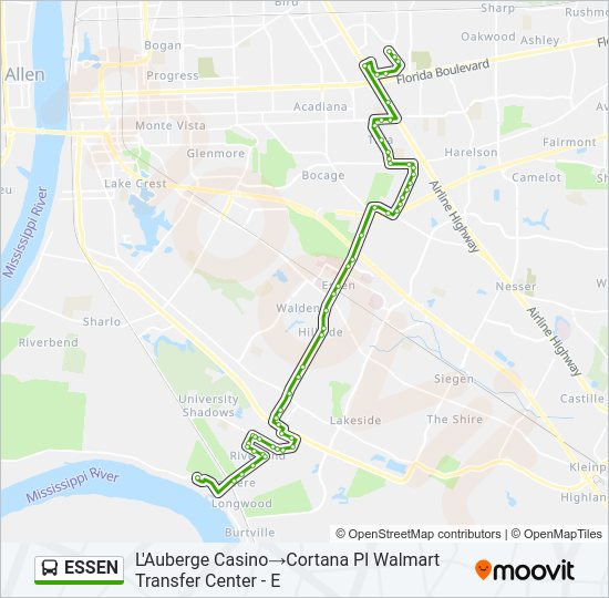 ESSEN bus Line Map