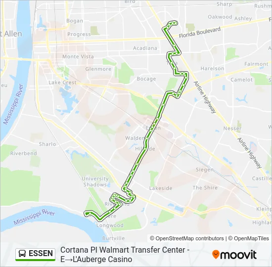 ESSEN Bus Line Map