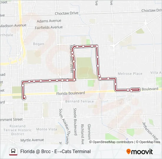 GUSYOUNG Bus Line Map