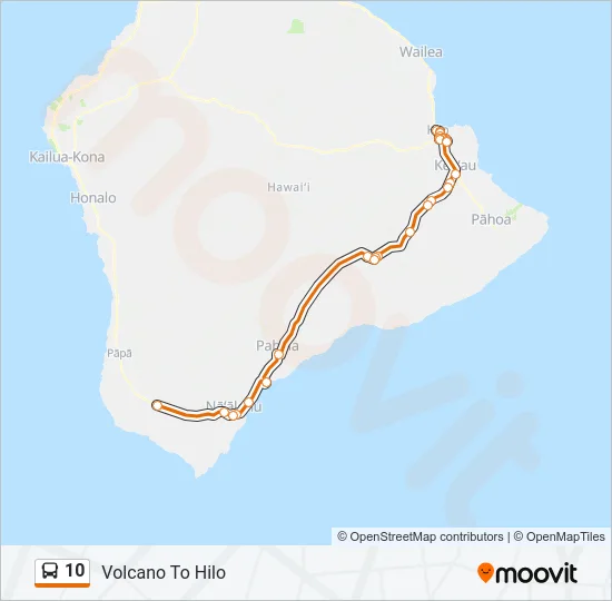 10 Bus Line Map