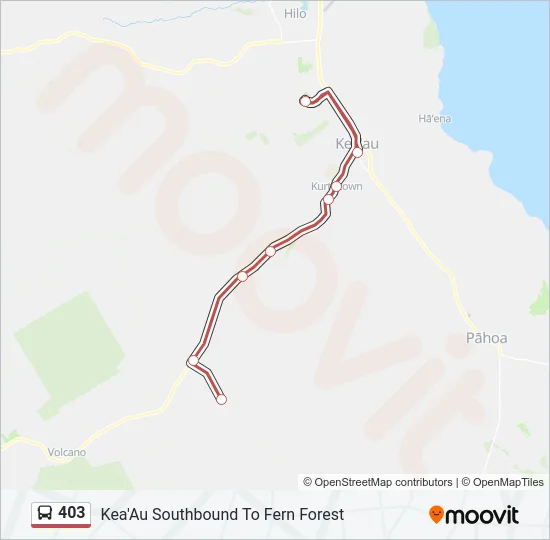 403 Bus Line Map