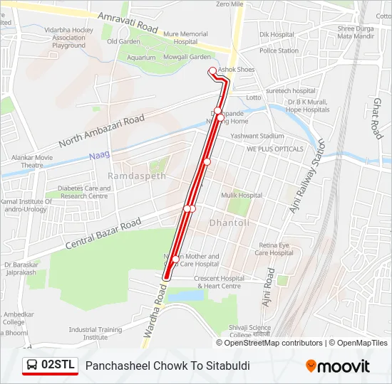 02STL Bus Line Map